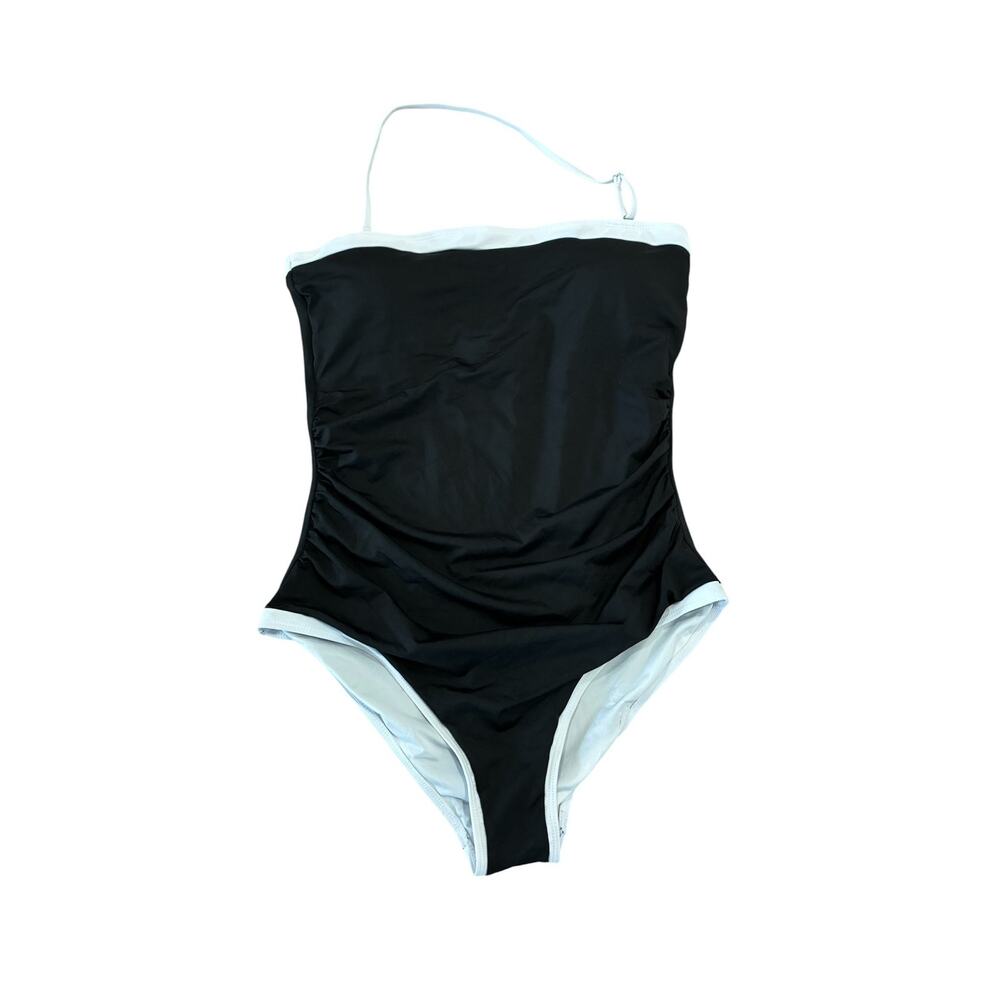 Holipick Retro Colorblock One Piece Bathing Suit NWT